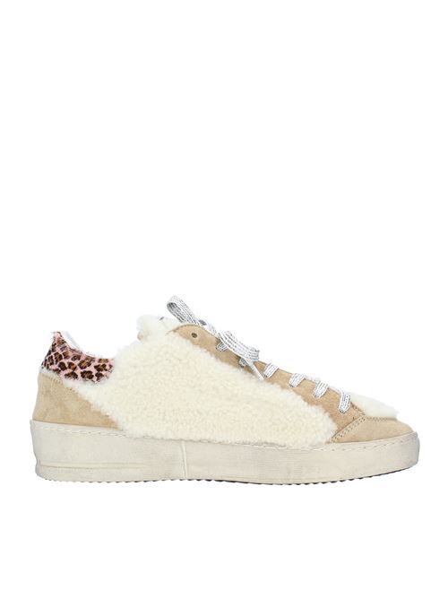 Sneakers modello 2258 SLAM in camoscio ed ecopelliccia AMA BRAND | 2258 SLAMBEIGE